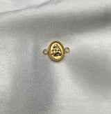 Herraje Virgen del Carmen Troquelada Oro amarillo 18k 0,68 Gr
