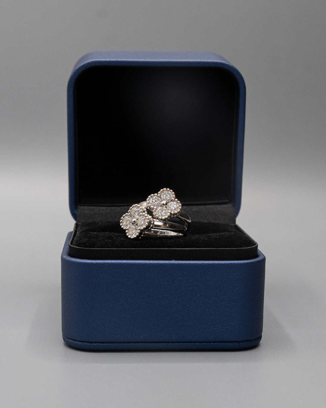 Anillo De Plata Trebol PTLB323