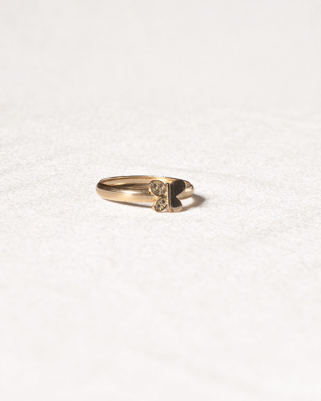Anillo Mariposa Oro amarillo 18k / Talla 6 / 1,07 Gr