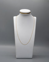 Cadena It Eslabon Marino Oro amarillo 18k 2 Gr / 1 mm / 50 Cm