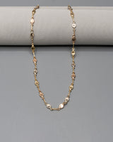 Cadena Rústica Tres oros 18k 8,12 Gr / 4,6 mm / 60 Cm Broche 0,80