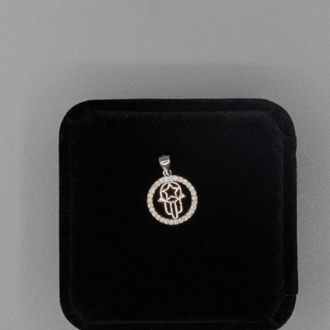 Dije De Plata Mano Hamsa PTLB284