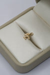 Dije avioncito oro amarillo 18k 0,30 gr / 1,68 mm / 1,8 cm