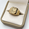 Anillo Arcangel San Miguel Oro amarillo 18k / Talla 12 / 3,61 Gr / 5,30 mm