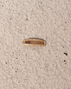 Herraje Placa Troquelada Oro amarillo 18k 0,42 Gr / 2,3 Cm