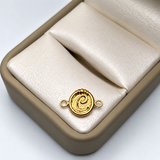 Herraje Letra C Oro amarillo 18k 0,57 Gr / 1,5 Cm