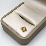 Herraje VC Diamantado Oro amarillo 18k 0,40 Gr / 0,8 Cm
