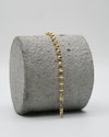 Pulso Militar Diamantado Luna Oro amarillo 18k 5,39 Gr / 3 mm / 17,5 Cm