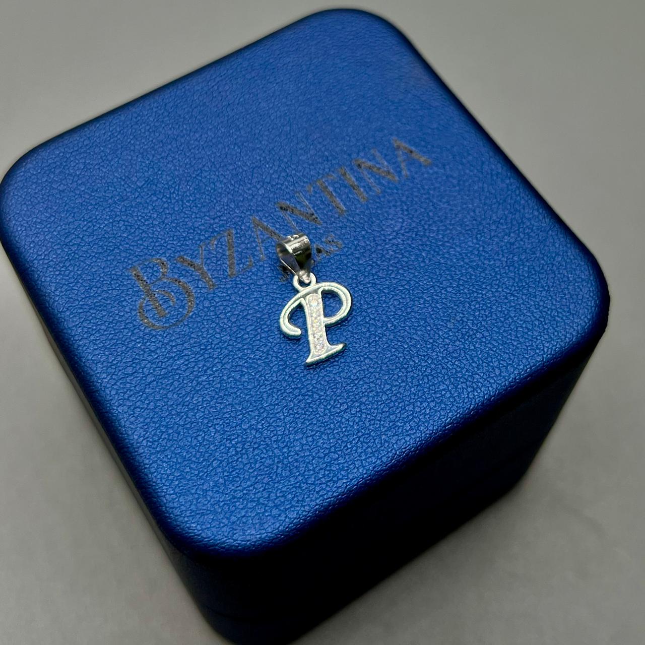 Dije De Plata Letra P PTLB265