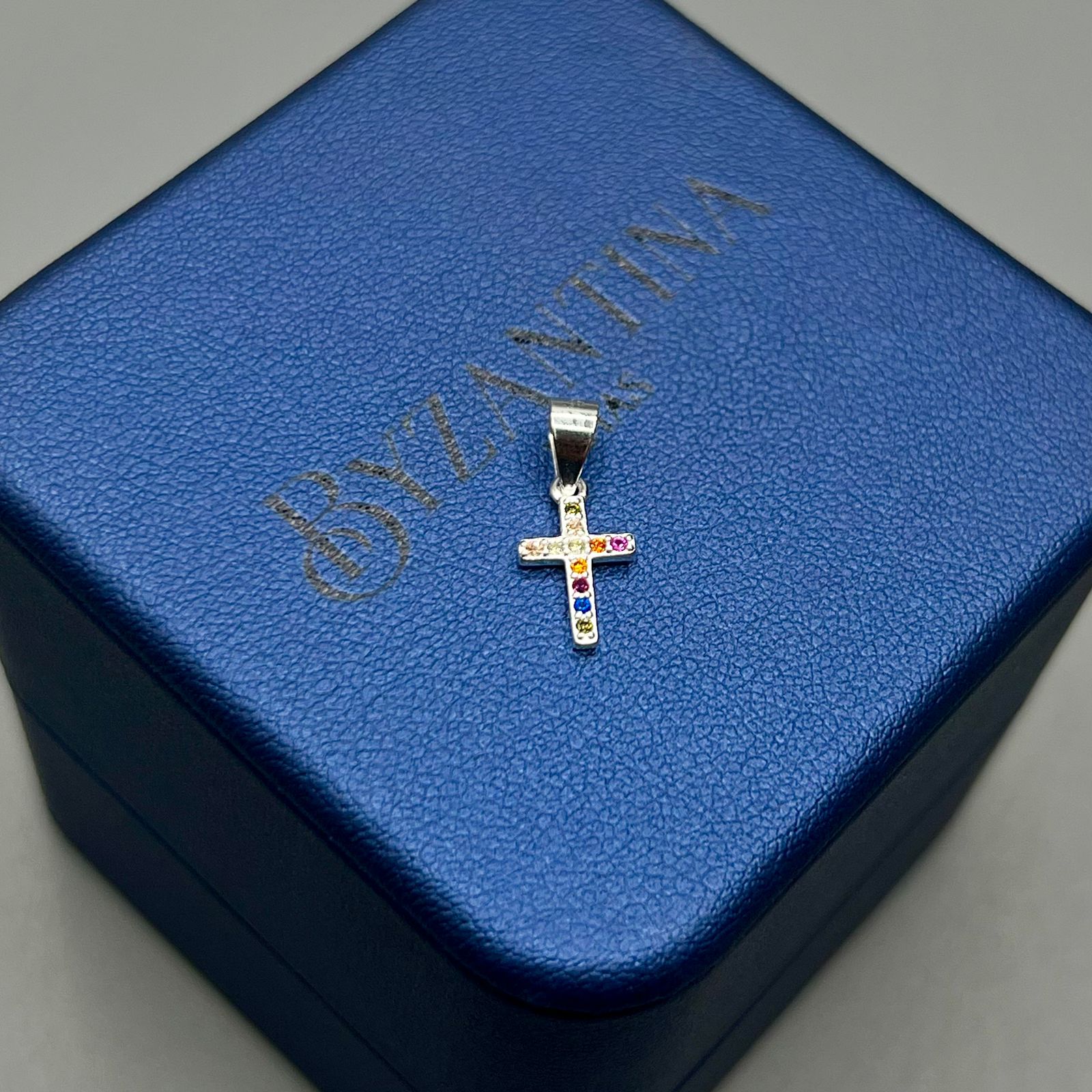 Dije De Plata Cruz PTLB288