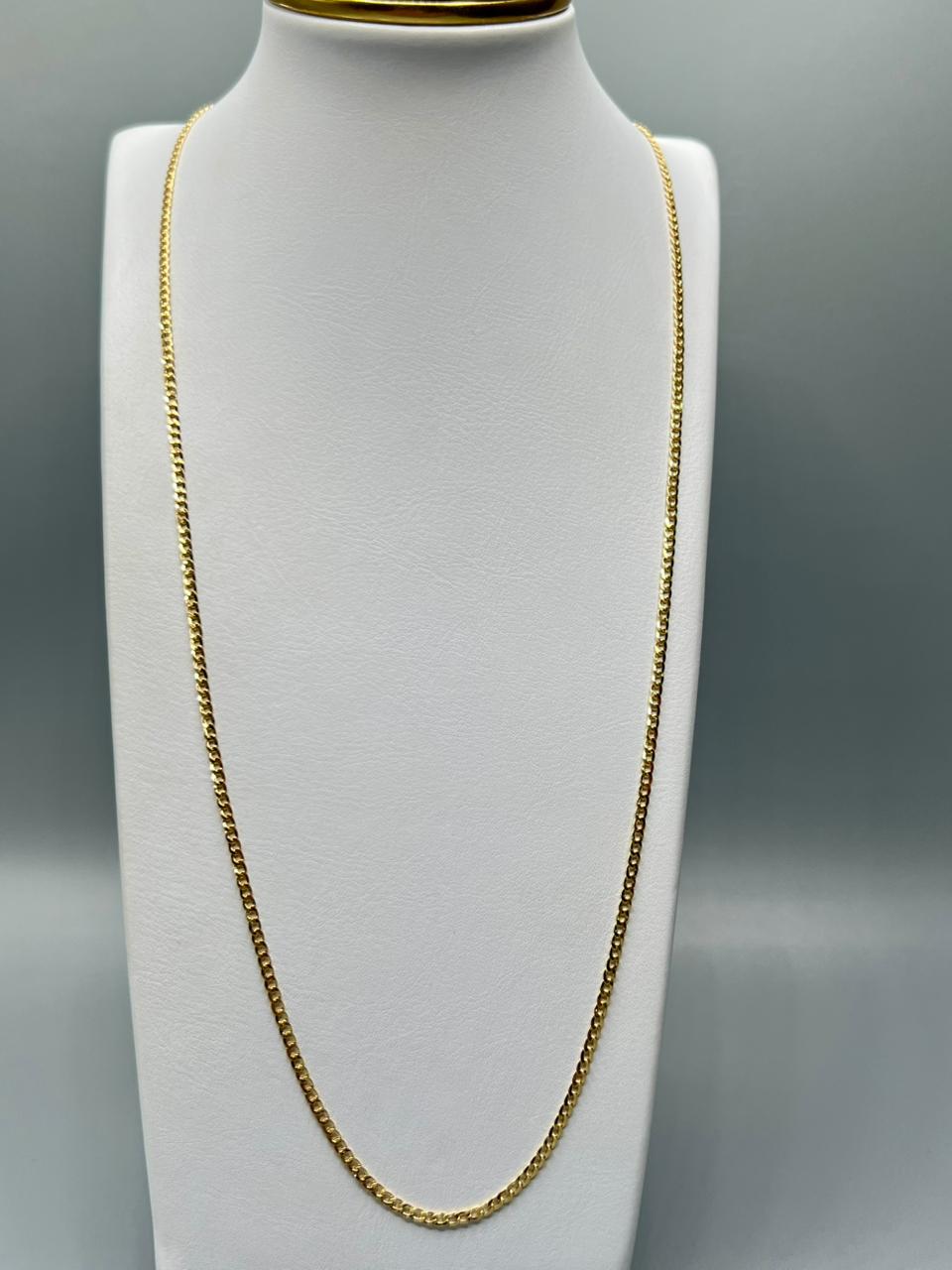 Cadena It Cubana Oro amarillo 18k 3,98 Gr / 2,5 mm / 60 Cm