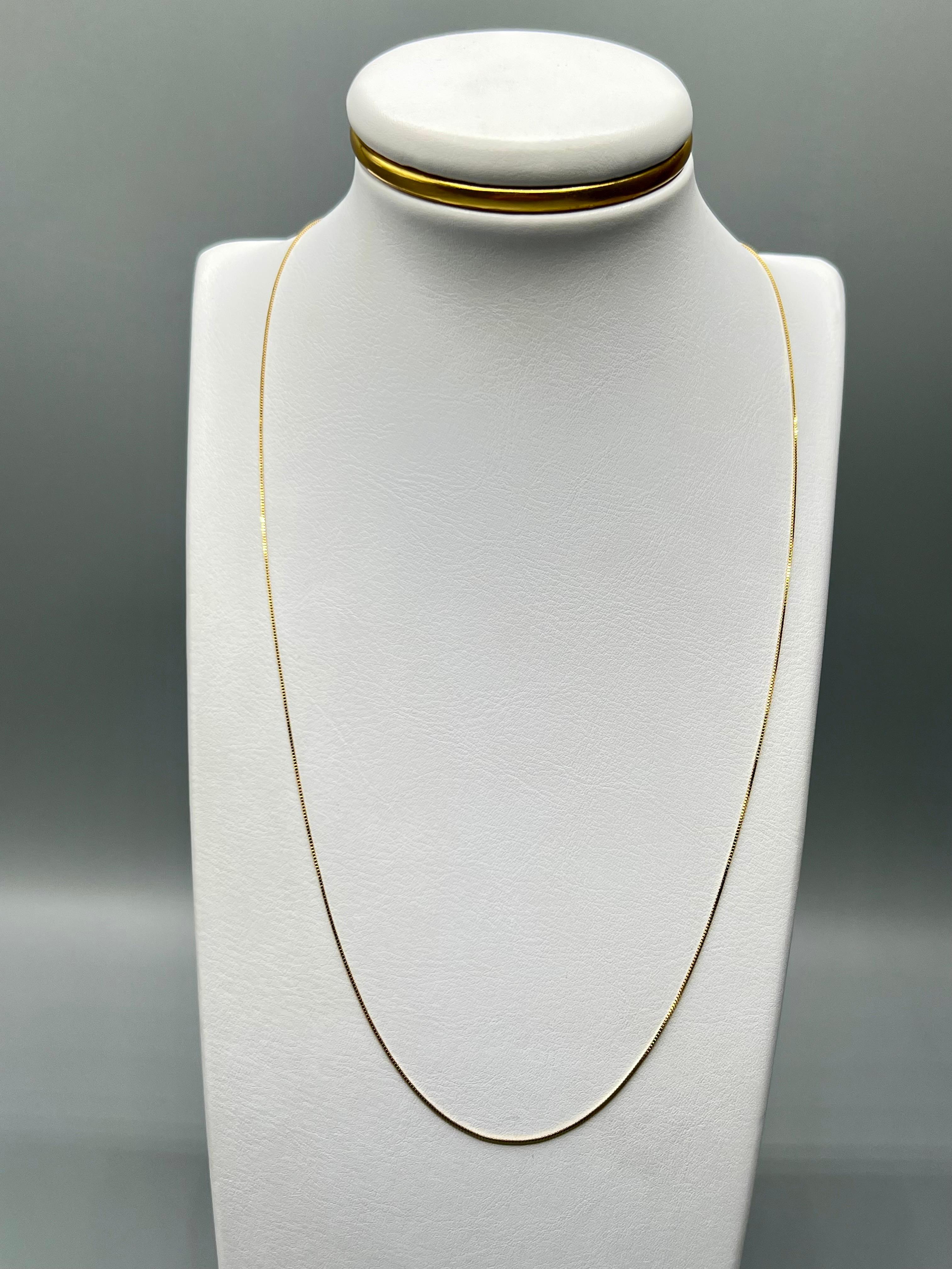 Cadena It Veneciana Oro amarillo 18k 1,09 Gr / 0,52 mm / 50 Cm
