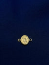 Herraje Arcangel San Miguel Troquel Oro amarillo 18k 0,61 Gr / 1,6 Cm