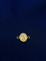 Herraje Arcangel San Miguel Troquel Oro amarillo 18k 0,61 Gr / 1,6 Cm