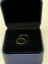 Candonga Imperdibles Diamantadas Oro amarillo 18k 0,77 Gr / 1,7 Cm