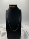 Cadena De Plata Mini Militar Diamantada PTLB120