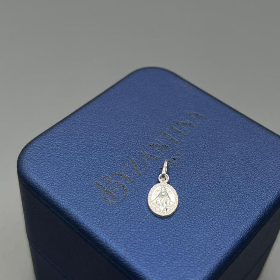 Dije De Plata Virgen PTLB278