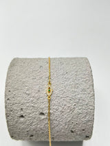 Pulso Ojo Turco Oro amarillo 18k 1,48 Gr / 4,77 mm / 18 Cm Broche 0,40