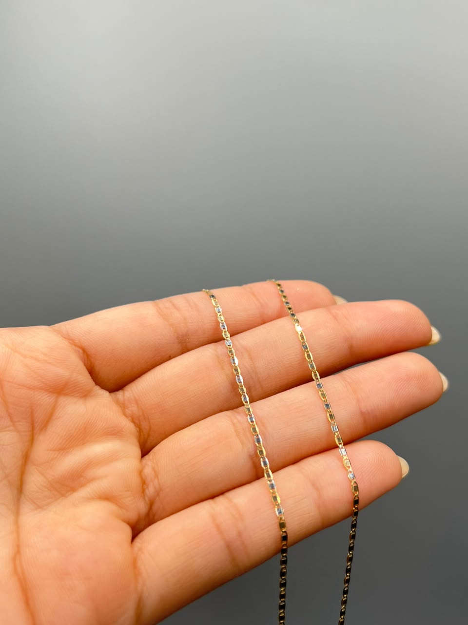 Cadena It Plana Bicolor 1,82 Gr / 1,5 mm / 45 Cm
