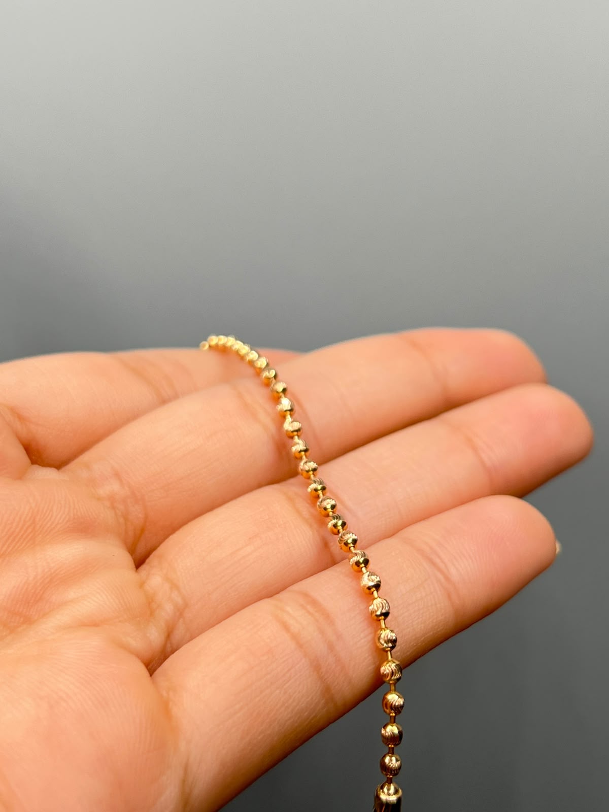 Pulso Militar Diamantado LunaOro rosa 18k 3,58 Gr / 2,22 mm / 18,5 Cm