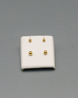 Topos Bola Lisa Oro amarillo 18k 0,46 Gr / 3,79 mm