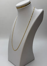 Cadena it 3x1 oro amarillo 18k 2,68 gr / 2,34 mm / 50 cm