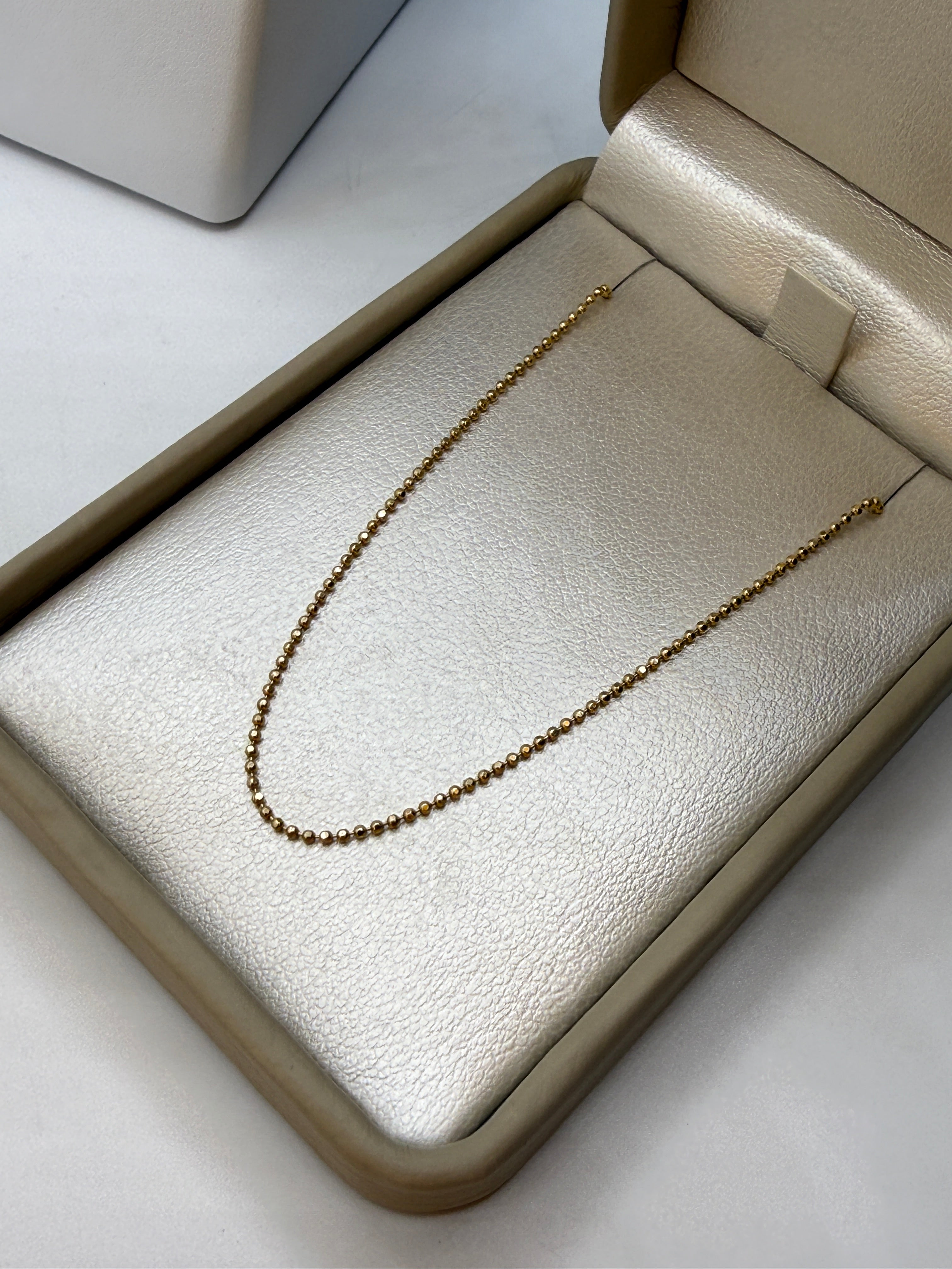 Cadena it militar oro amarillo 18k 3,38 gr / 1,1 mm / 60 cm