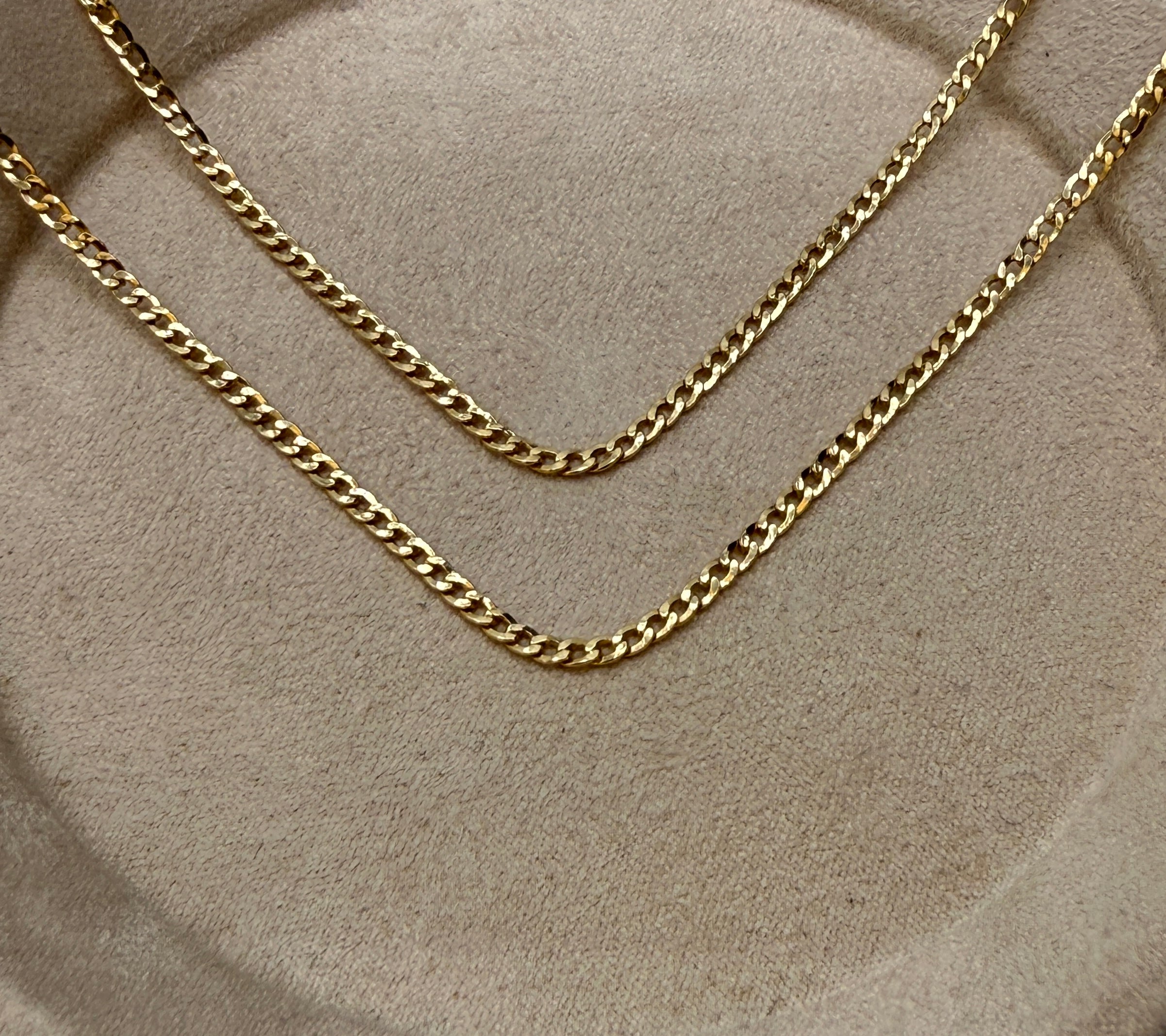 Cadena it cubana oro amarillo 18k 3,98 gr / 2,5 mm / 60 cm