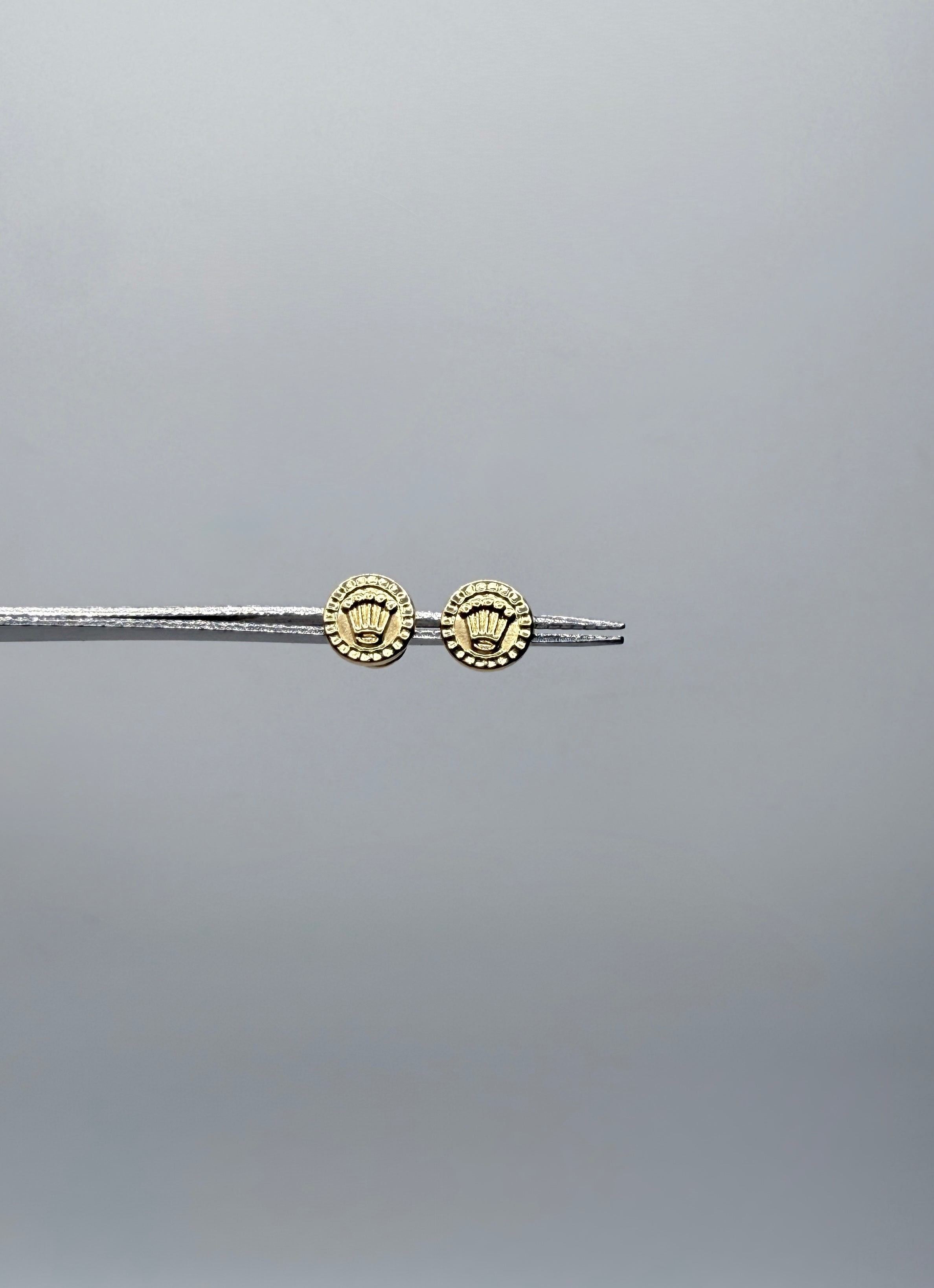 Topos RX oro amarillo y oro blanco 18k 0,72 gr / 7,66 mm