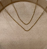 Cadena it militar oro amarillo 18k 3,38 gr / 1,1 mm / 60 cm