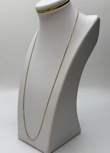 Cadena it veneciana oro amarillo 18k 3,40 gr / 1 mm / 60 cm