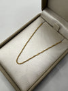 Cadena it singapur oro amarillo 18k 1,40 gr / 1,58 mm / 50 cm