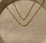 Cadena it singapur oro amarillo 18k 1,40 gr / 1,58 mm / 50 cm