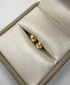 Topos diamantados bola plana oro amarillo 18k 0,41 gr / 4,3 mm