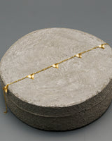 Tobillera Triangulo Oro amarillo 18k 1,90 Gr / 25 Cm