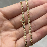 Cadena It Cubana Oro amarillo 18k 2,32 Gr / 0,71 mm / 60 Cm