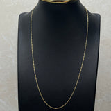 Cadena It Mini 3x1 Oro amarillo 18k 1,04 Gr / 0,50 mm / 45 Cm