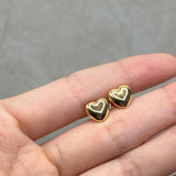 Topos Corazón Inflado Oro amarillo 18k 0,83 Gr / 3,50 mm