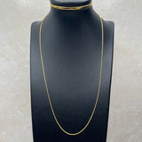 Cadena It Mini Franco Oro amarillo 18k 2,02 Gr / 1,1 mm / 50 Cm