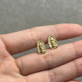 Topos Virgen de Guadalupe Silueta Oro amarillo 18k 0,74 Gr / 1,26 mm