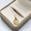Dije Letra D Oro amarillo 18k 0,65 Gr / 1,97 mm / 1,8 Cm