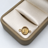 Herraje Letra N Oro amarillo 18k 0,61 Gr / 1,5 Cm