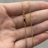 Cadena It Mini Franco Oro amarillo 18k 2,02 Gr / 1,1 mm / 50 Cm
