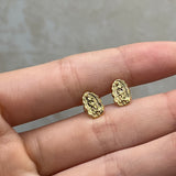 Topos Virgen de Guadalupe Silueta Oro amarillo 18k 0,68 Gr / 1,26 mm