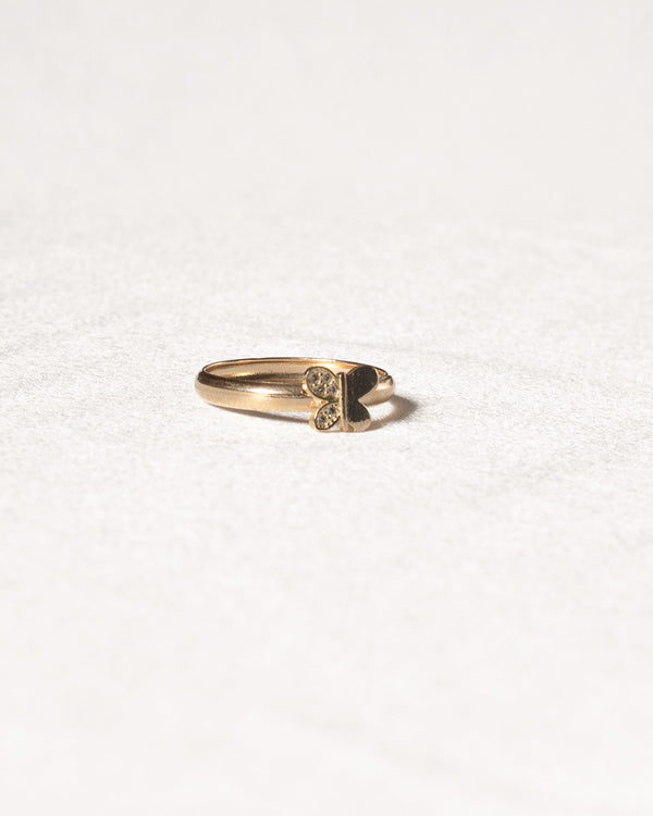 Anillo Mariposa Oro amarillo 18k / Talla 6 / 1,07 Gr