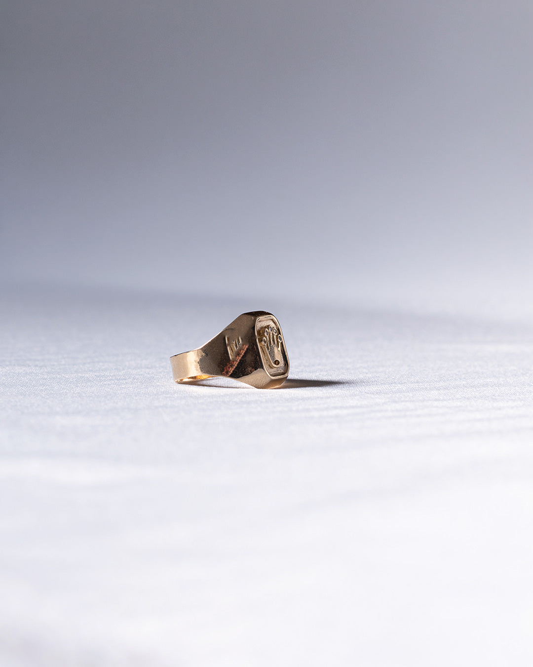 Anillo RX Oro amarillo 18k / Talla 10 / 3,68 Gr