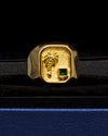 Anillo Palmera Oro amarillo 18k / Talla 8 / 3,51 Gr