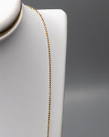 Cadena It Militar Oro amarillo 18k 3,38 Gr / 1,1 mm / 60 Cm