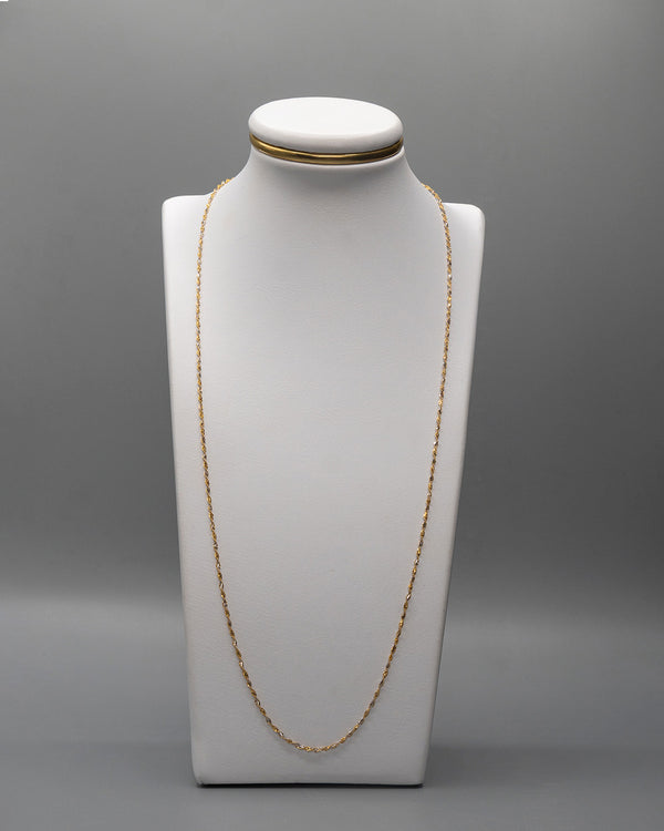 Cadena Singapur Oro amarillo 18k 2,81 Gr / 1,56 mm / 60 Cm