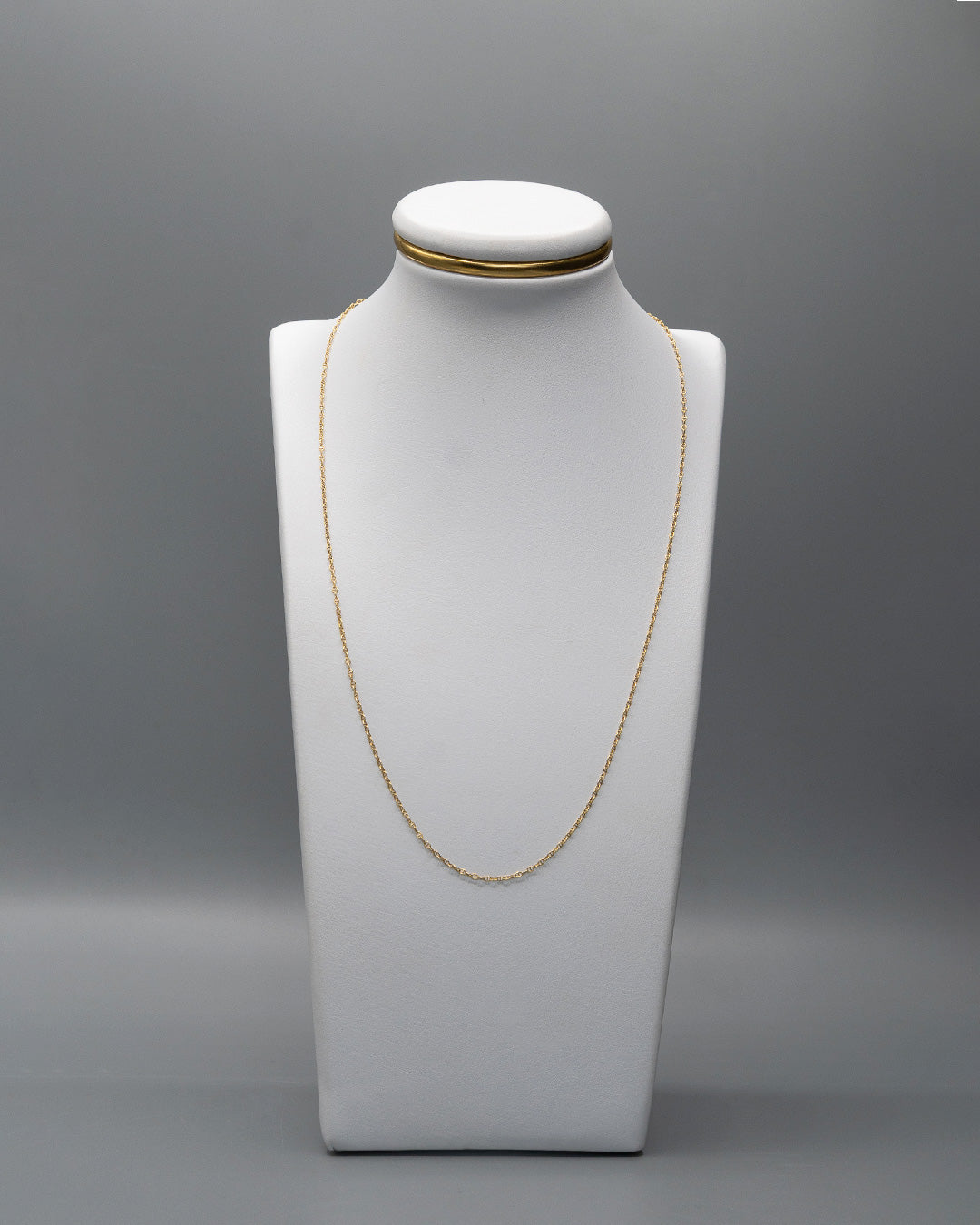 Cadena It Eslabon Marino Oro amarillo 18k 2 Gr / 1 mm / 50 Cm